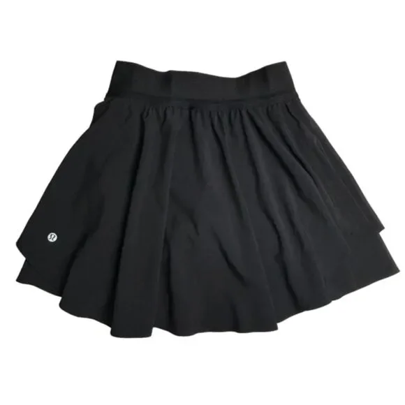 Lululemon Court Rival High Rise Skirt *Tall *Black